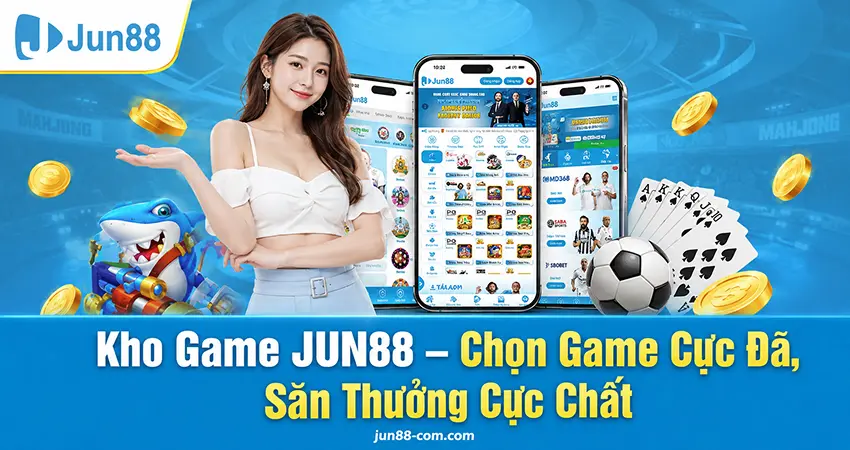 Kho Game JUN88 – Chọn Game Cực Đã, Săn Thưởng Cực Chất